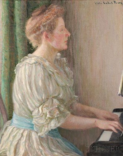 Lilla Cabot Perry (American, 1848-1933)      Portrait of the Hon Lady Bellingham