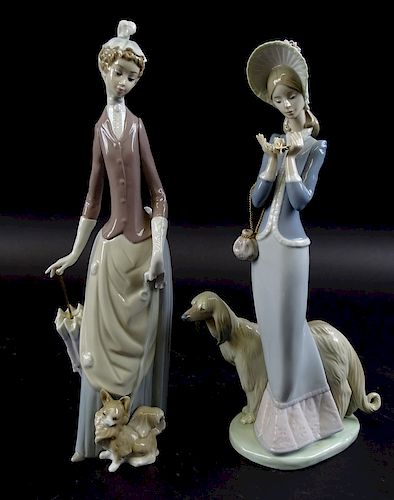 Pair of Lladro Porcelain Figures #1537 & #4761