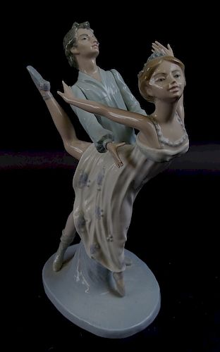 1983 Lladro "Dancing on a Cloud" Ballet Couple