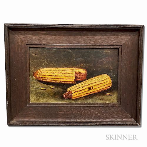 Alfred Montgomery (American, 1857-1922)  Still Life with Corn