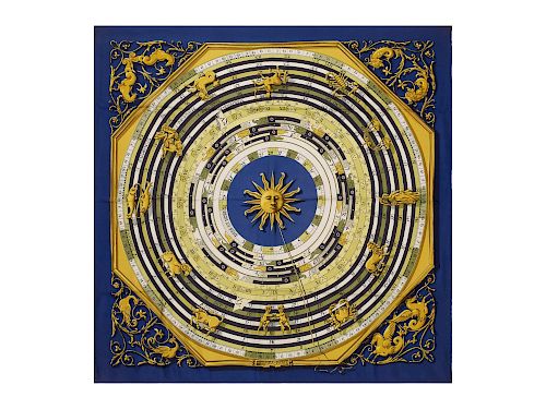 Hermès - Astrologie silk twill scarf