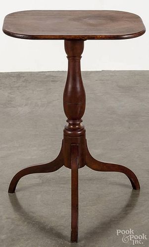 Cherry candlestand, early 19th c., 29 1/2'' h., 15'' w., 20'' d.