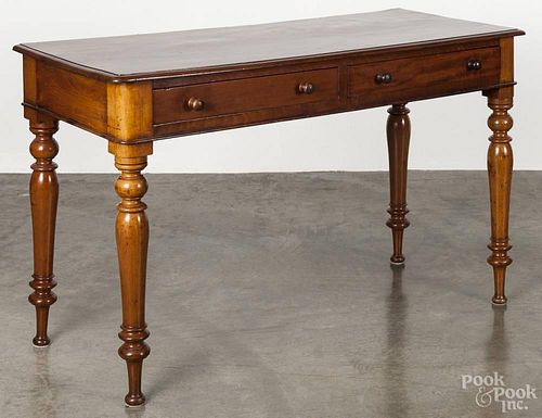 Regency mahogany desk, ca. 1820, 32 1/2'' h., 47 1/2'' w., 20 1/2'' d.