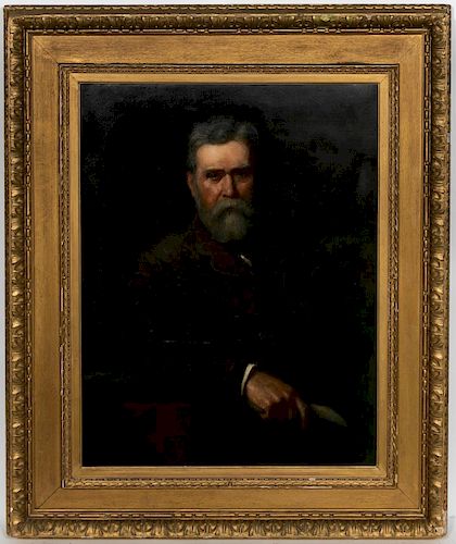 Sydney Hodges Portrait Study of A. Brown, Oil