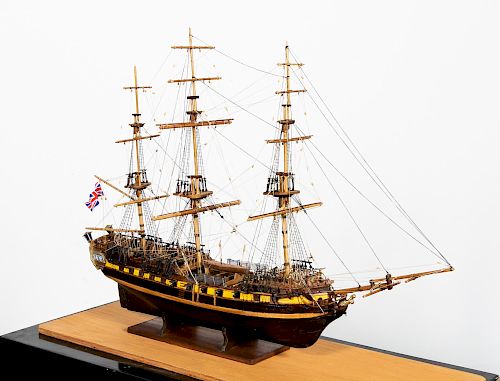 Seymour Lash Handcrafted "HMS Pandora" Model Ship