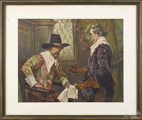 Chromolithograph, after Andreis, 16 1/2'' x 20 3/4''.