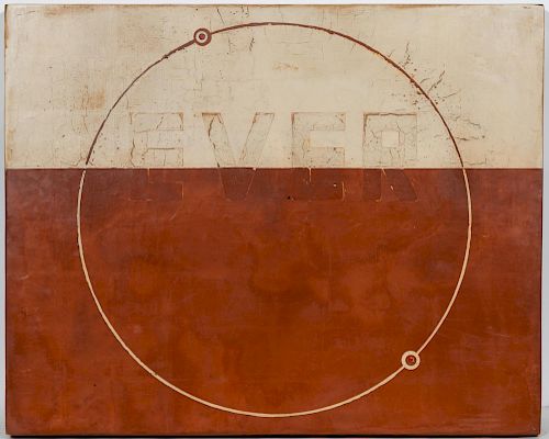 Kris Cox Pigmented Wood Putty on Panel, "Ever"
