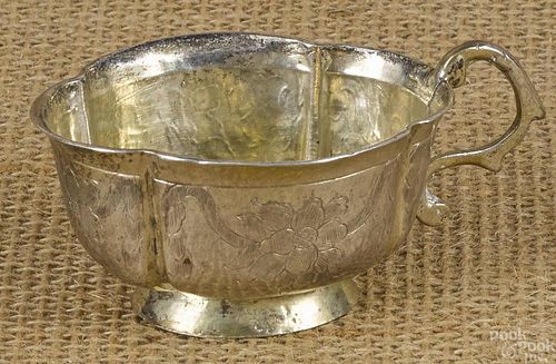 Early Russian silver cup, bearing the touch of Al