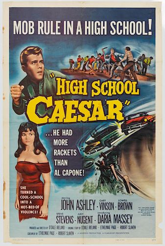 "High School Caesar" 1960 Original Movie Poster