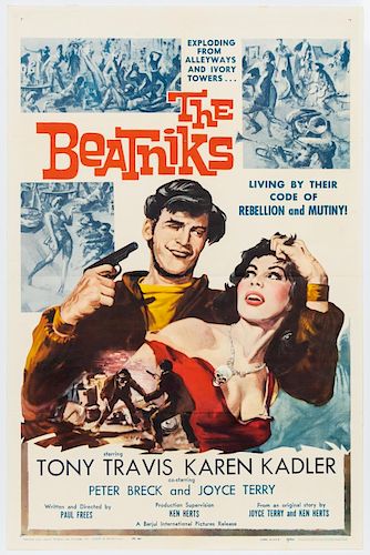 "The Beatniks" 1959 Original Movie Poster