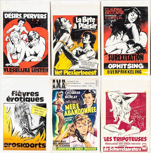 Six, Continental Erotica Pinup Movie Posters