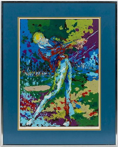 Takao (Ted) Tanabe, Pencil Signed Golf Serigraph