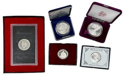 Silver and Gold Commemorative Coins