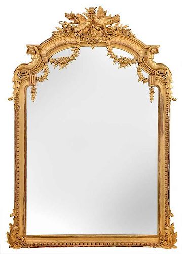 Louis Philippe Carved and Gilt Mirror
