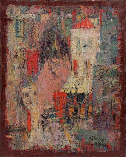 HEUNG-SOU, Kim. 1958 Oil on Canvas. Untitled