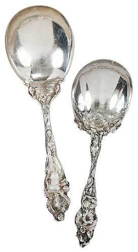 Two Reed & Barton Sterling Serving Spoons
