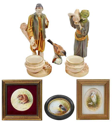 Six Decorative Porcelain Items