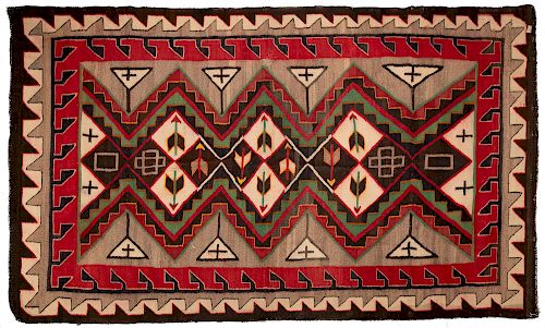 Navajo, Red Mesa Blanket, ca. 1920-1930