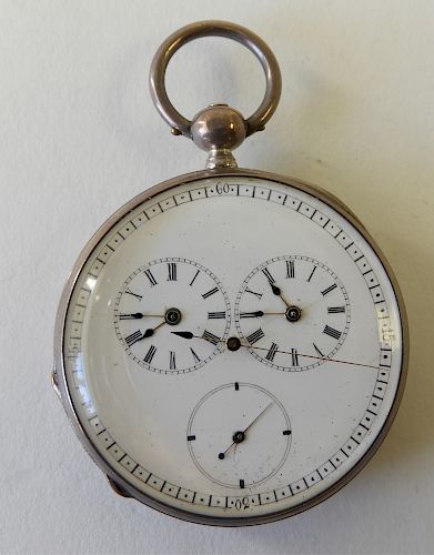 Silver Captain's Pocket Watch