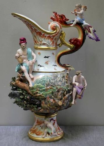 Large & Impressive Meissen Porcelain "Elements