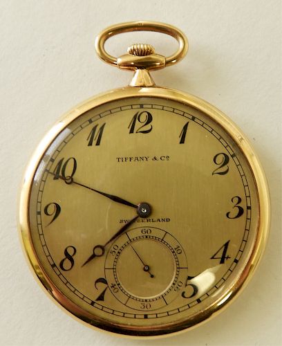 Touchon for Tiffany & Co 18K Pocket Watch