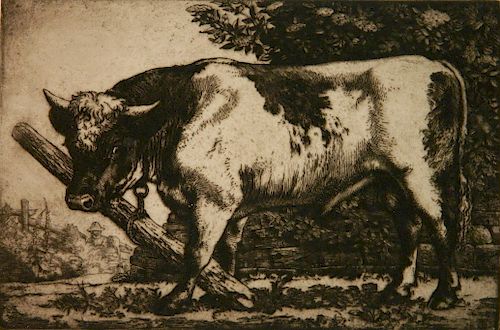 Charles Tunnicliffe etching