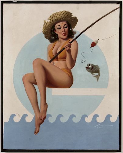 Donald Rust - Girl Gone Fishing, O/C