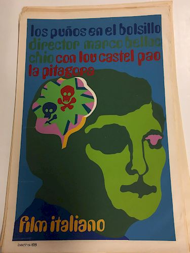 7 1960's Cuban Film Posters - Bachs Rebeiro Oliva