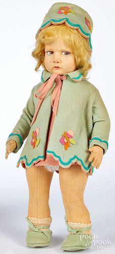 Lenci girl felt doll