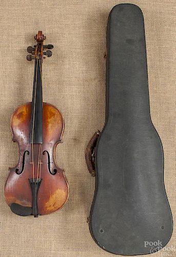 Joseph Guarnerious copy of a violin, bearing an i