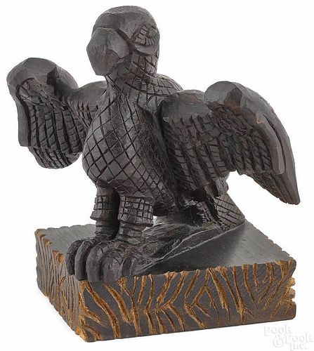 J. B. Hickman carved eagle, in the style of Schim