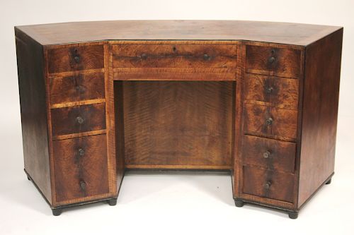 Barnsley (England)  Angled Walnut Desk C1932