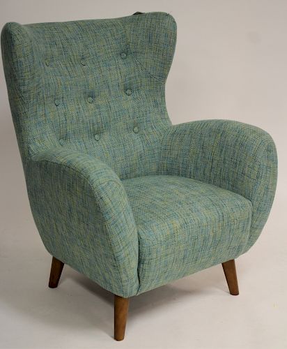 Mid century Modern Style Upholstered Lounge Chair