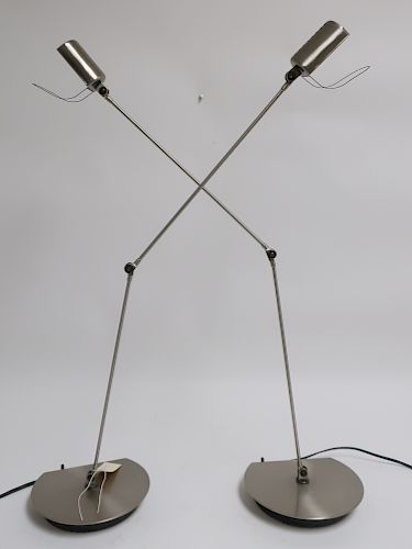 Pair of Lumina Cloe Extension Table Lamps