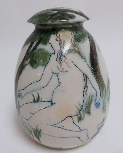 Eileen (Bernie) Murphy, Nude Among Trees, Jar