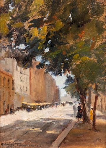 Amerigo Tamburrini (Napoli 1901-Napoli 1966)  - View of Naples