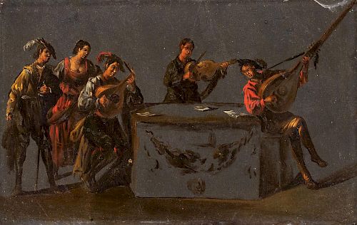 Scuola fiamminga, secolo XVII- Concert