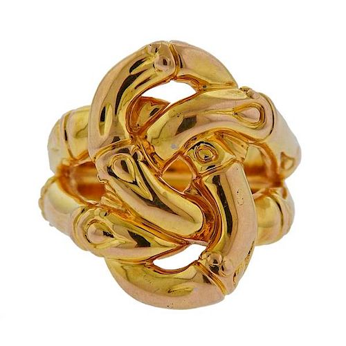 John Hardy 18k Gold Bamboo Ring 