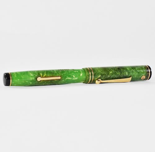 Wahl Eversharp Gold Seal Jade Green Fountain Pen