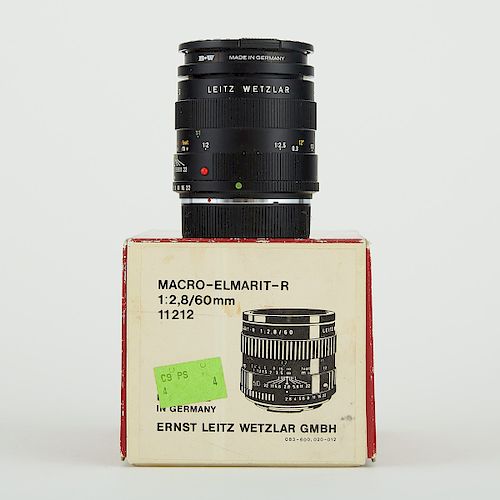 Leitz Macro-Elmarit-R 1:2.8/60 Camera Lens with B+W Polarizing Filter