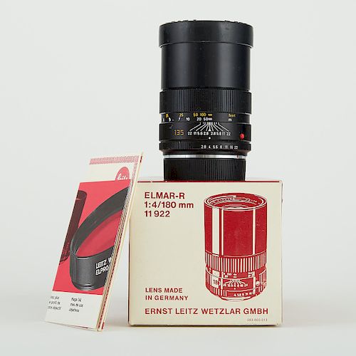 Leitz Elmarit-R 1:2.8/135 Camera Lens with B+W Polarizing Filter