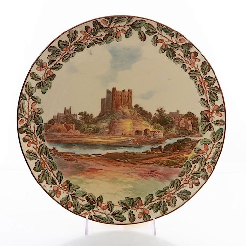 ROYAL DOULTON HANGING WALL CHARGER PLATE, CASTLE
