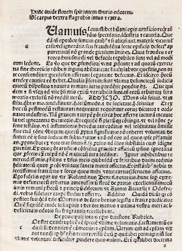 Passageriis, Rolandinus de - Flos testamentorum cum additionibus Petri de Unzola