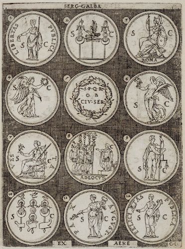 Vico, Enea - Omnium Caesarum verissimae imagines ex antiquis numismatis desumptae. Libri primi. Editio altera