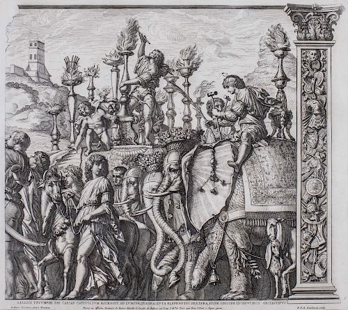 Van Audenaerde, Robert - [I trionfi di Giulio Cesare] 