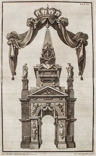 Carlo III - [Di Blasi, Giovanni Evangelista e Gambacorta] - Funerali per Carlo III e per l'infante di Napoli