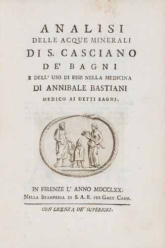 Lami, Luigi - Moretti, Giovanni Battista - Notizie critico-storiche dell'acqua santa di Roma [...] unite ad un Trattato medico fisico dell'acqua.