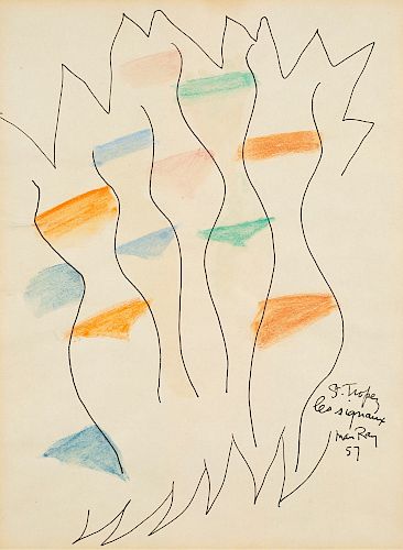 Man Ray (Filadelfia 1890-Parigi 1976)  - St. Tropez-Les Signaux, 1957
