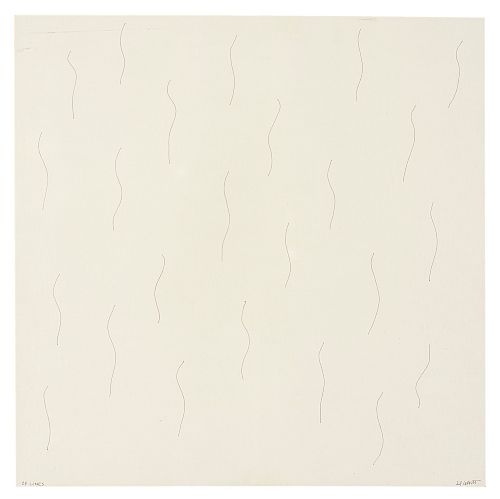 Sol LeWitt (Hartford 1928-New York 2007)  - 24 lines