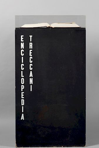 Emilio Isgrò (Barcellona Pozzo di Gotto 1937)  - Enciclopedia Treccani Volume VII (La incinta) , 1970